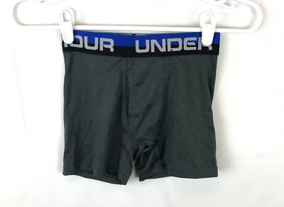 Боксеры для мальчиков Under Armour синие/серые упаковка 2 шт. размер маленький - Изображение 1 из 3
