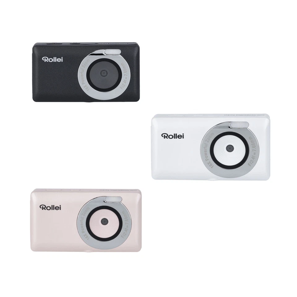 Rollei Kompaktkamera Compactline Pocket 40 Megapixel 4K Video 2,2 Zoll Display - Bild 1 von 1