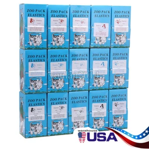 AZDENT Dental Orthodontic Elastics Rubber Bands Latex Braces 3.5/5.0/6.5 OZ - Picture 1 of 27