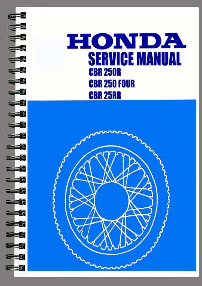 HONDA CBR 250RR MC22 WORKSHOP MANUAL REPAIR SERVICE BOOK ON PAPER ENGLISH - Imagen 1 de 4