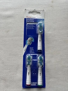 NEW - CVS Easy Flex Dual Zone 3 in package Replacement Brush Head, - Picture 1 of 4