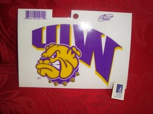 Western Illinois University Leathernecks Rocky Decal & Sherman Hall Lapel Pin - Picture 1 of 4