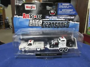 Maisto Elite Transport 1987 Chevy 1500 1936 Rimorchio Pickup Police Highway Patrol - Foto 1 di 8