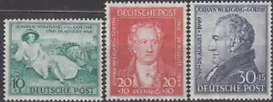 GOETHE Mi.: 108-110 - **Estampillada sin montar o nunca montada** - Imagen 1 de 1