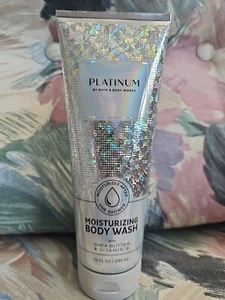 Bath & Body Works PLATINUM Moisturizing Body Wash 10 Oz - Picture 1 of 4