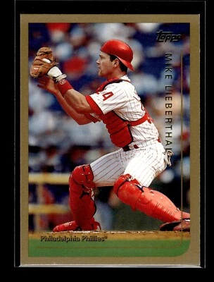 1999 Topps #159 Mike Lieberthal (EX)(BAS) - Image 1 of 2