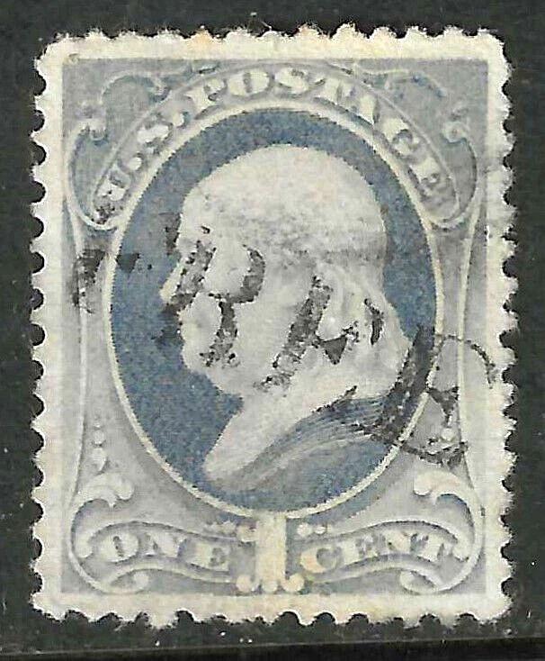 Billete Franklin de 1 centavo Sc #206 SOTN "GRATIS" escaso elegante cancelado 1883 EE. UU. 18F64 Foto 1 de 2