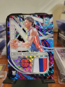 Spectra Aspiring Autographs Ausar Thompson 2023 parche de 3 colores radiocontrol 03/75 - Imagen 1 de 2