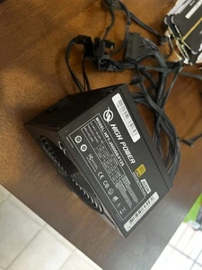 HIGH POWER HP1-J600GD-F12S 600w 80PLUS Gold ATX/EPS 12V Gaming PC Power Supply - Afbeelding 1 van 2