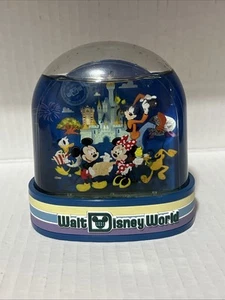 Walt Disney World Parks Castle Mickey Friends Plastic Snow Globe Confetti - Picture 1 of 11