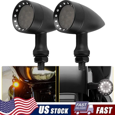 Luz trasera intermitente LED para Suzuki Boulevard S40 C50 M50 M90 negra Foto 1 de 4
