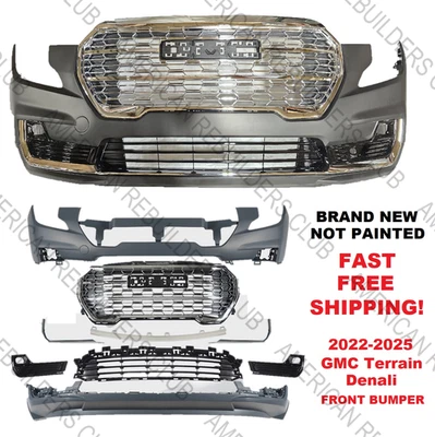 FOR 2022 2023 2024 2025 GMC Terrain  Front Bumper Cover Assembly Denali - Image 1 of 3