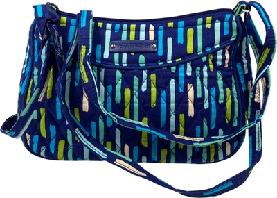 Vera Bradley Women’s Blue Katalina Showers Little Crossbody Purse - Image 1 of 4