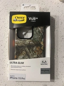 NEUF Coque OtterBox Vue Series + MagSafe pour iPhone 15 Pro RealTree Camo neuve - Photo 1 sur 8