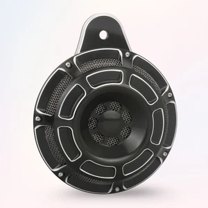 Cubierta de bocina biselada para Harley FLHX FLTR FLHR FLHT Touring Road King 1991-2019 - Imagen 1 de 6