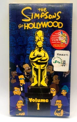 The Simpsons Go Hollywood - Volume 1: VHS Tape (1999) FACTORY SEALED NEW - Image 1 of 3