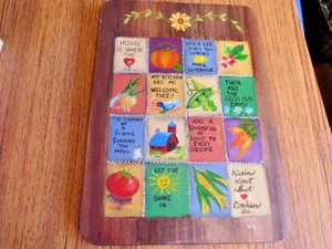 Arte de pared vintage de madera pintado a mano campo, decoración de casa ~firmado ~ ENVÍO GRATUITO ~ - Imagen 1 de 5