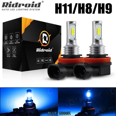 For INFINITI M37 M56 QX56 EX35 FX35 - 2PC 8000K LED Bulbs Fog Driving Lights GJ - Image 1 of 4