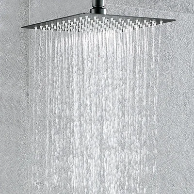 Duschkopf Edelstahl Kopfbrause Regendusche Regenbrause Brausekopf Duscharm V304+ - Bild 1 von 4