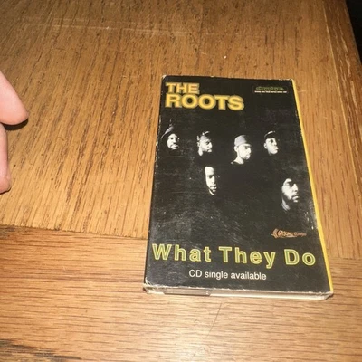 THE ROOTS Cassette Tape WHAT THEY DO 1996 SINGLE Rap LP VERSION/INSTRUMENTAL - Image 1 of 3
