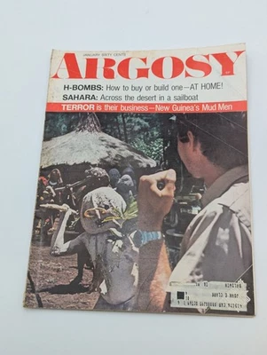 Argosy Magazine January 1970 Erling Strom New Guinea Mudmen Paul Kruger Vintage  - Image 1 of 4
