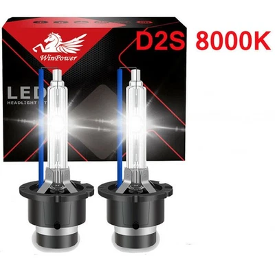 2x D2S 35W 8000K HID Replacement Low/High Beam Headlight Lamp Bulbs Blue US - Image 1 of 4