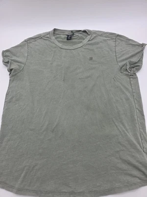 Camiseta G Star Raw Hombre 2XL Verde Logo Algodón Camiseta. #38592 Foto 1 de 4