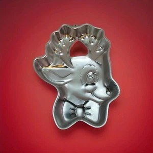 Vtg 1988 Wilton Rudy Reindeer Cake Pan Mold # 2105-1224, Christmas, Rudolph - Picture 1 of 10