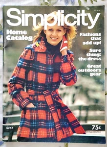 Vintage Simplicity Sewing Pattern Home Catalog Fall Winter 1972 Fashions - Picture 1 of 9