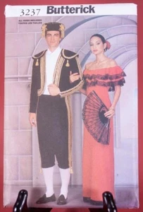 Butterick 3237 Costume Matador Men's All Sizes 2001 Gown - Picture 1 of 4