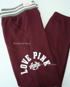 Pantalones deportivos Victoria's Secret ROSA ajustados vintage con logotipo gráfico salón ajustados - Imagen 1 de 2
