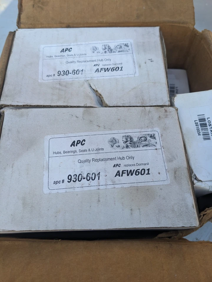 Bujes delanteros de 2 ruedas con rodamientos Santa Fe/Tucson Dorman 930-601 APC LS510034 Foto 1 de 1