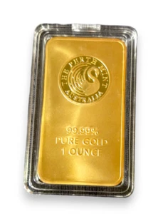1g ein Gramm Gold 999 24Karat Barren 1 Ounce "Fine Gold" - Bild 1 von 3
