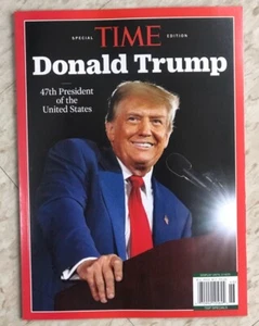 TIME - DONALD TRUMP 47TH PRESIDENT OF THE UNITED STATES 2024 life of People - Picture 1 of 1