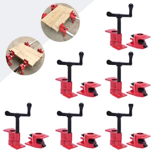 Holz Kleben Rohrschellen Set Heavy Duty Gusseisen Schnellspanner Rohrschellen - Bild 1 von 14