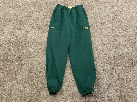 Team Issued Baylor Bears Football Green Nike Jogger Pants Size Medium NCAA Cover