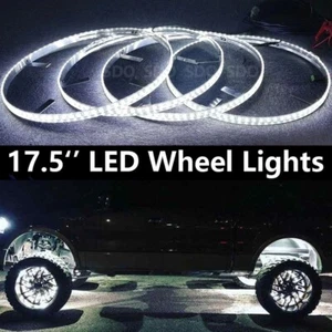4pcs Kit 17.5'' LED Wheel Ring Lights for Truck 6000K White Strobe LED Rim Light - Bild 1 von 8