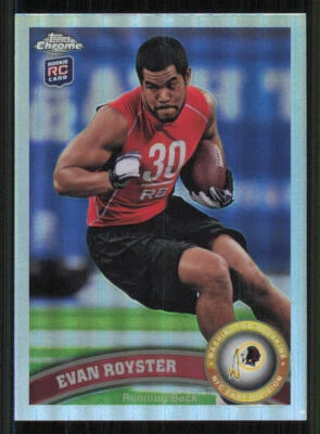 2011 Topps Chrome Refractors #82 Evan Royster - Image 1 of 2