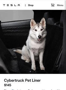Cybertruck Second Row Pet Liner 1985774-00-a Cybertk BACK SEAT - Picture 1 of 8