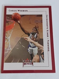 2001-02 Fleer Premium Chris Webber */100 Star Rubies #SR 67 Kings ¡¡RARO!! SP - Imagen 1 de 2