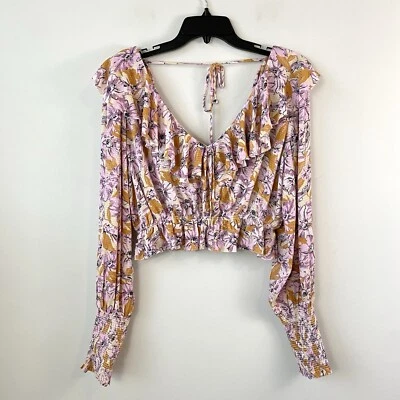 Top con volantes florales Tularosa Cleo Bonnie L Foto 1 de 4