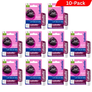 10 x Labello Lip Balm 4.8g Blackberry– Hydrating Moisturizing Lip Care Stick - Picture 1 of 2