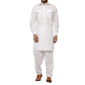 Indo Western Pathani Suit Kurta Pajama Ethnic Festive Fashion Party Wear For Men