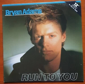 BRYAN ADAMS RUN TO YOU VERY RARE 1984 CANADA RED VINYL 12 INCH SINGLE, MINT - Picture 1 of 4