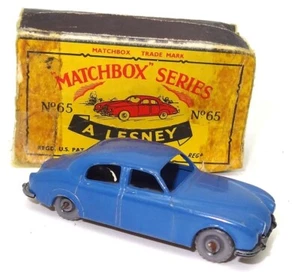 LESNEY MATCHBOX NO. 65 JAGUAR 3.4 LITRE SEDAN - BOXED - Picture 1 of 5