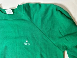 Vintage Apple Computer Crewneck Sweatshirt 1980s SBSS Small Business Sector - Picture 1 of 7