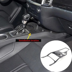 Carbon Fiber ABS Center Gear Box Frame Cover For Ford Range Everest 2015-2021 - Picture 1 of 6