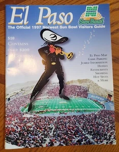 EL PASO THE OFFICIAL 1997 NORTHWEST SUN BOWL VISITORS GUIDE - Picture 1 of 1