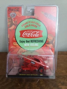 RARA Macchina Chase M2 1969 Chevrolet Camaro Z/28 Auto Divertente Coca-Cola A34 SS ROSSA - Foto 1 di 6