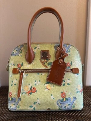 Disney Dooney and Bourke Orange Bird Flower Garden Festival 2022 Handbag Purse - Image 1 of 2